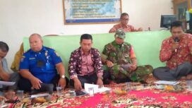 Lurah Rantau Indah, Abd Cholik, saat membuka Musrenbang Kelurahan Rantau Indah. Foto: Daryanto/koransabak.com