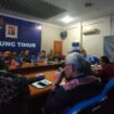 Bupati H Romi Hariyanto memimpin Rapat Koordinasi Pengendalian Inflasi dan Stunting di Aula Utama Kantor Bupati Tanjab Timur, Kamis (19 Januari 2023).
