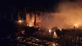 Pelabuhan Ampera Kuala Tungkal Terbakar.