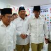 Momen keakraban Prabowo dan Sandiaga saat peresmian Sekber Gerindra-PKB.