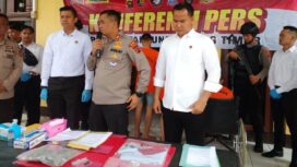 Jumpa Pers Polres Tanjab Timur. 