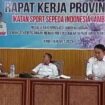 H Romi Hariyanto, Dewan Pembina Pengprov ISSI Jambi, menghadiri Rakerprov ISSI Jambi 2023 yang dilaksanakan di Aula KONI Provinsi Jambi.