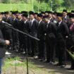 Bupati H Romi saat menyampaikan sambutan.