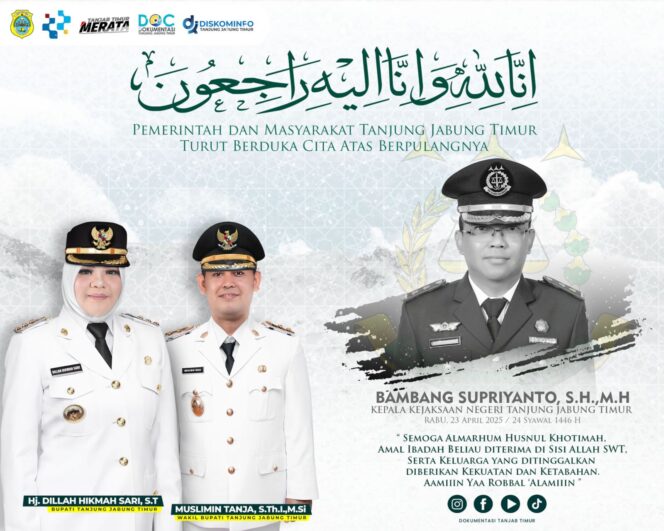 
 Kajari Tanjabtim Berpulang, Bupati dan Wabup Batalkan Seluruh Agenda di Kementerian